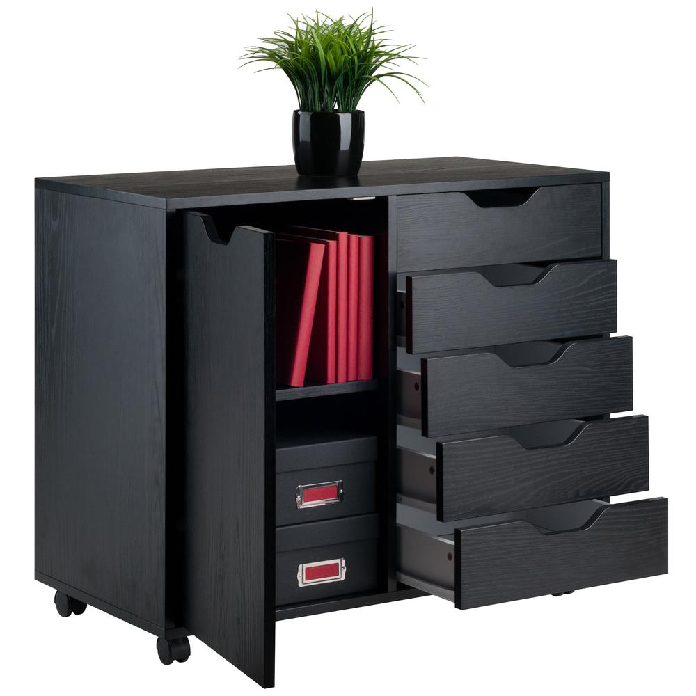 Halifax Cabinet Black Finish