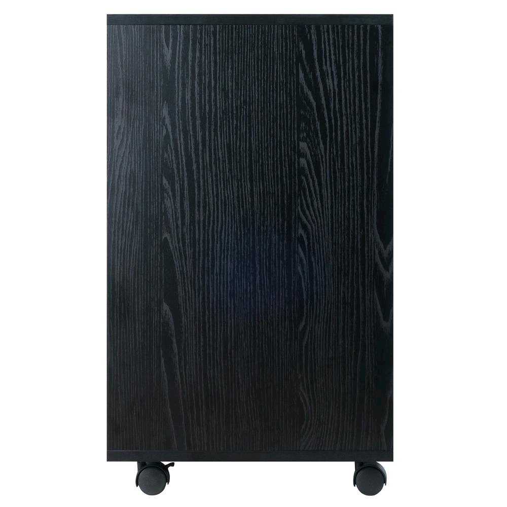 Composite Wood Office Storage Cabinet with Drawers and Locking Casters, Cloud