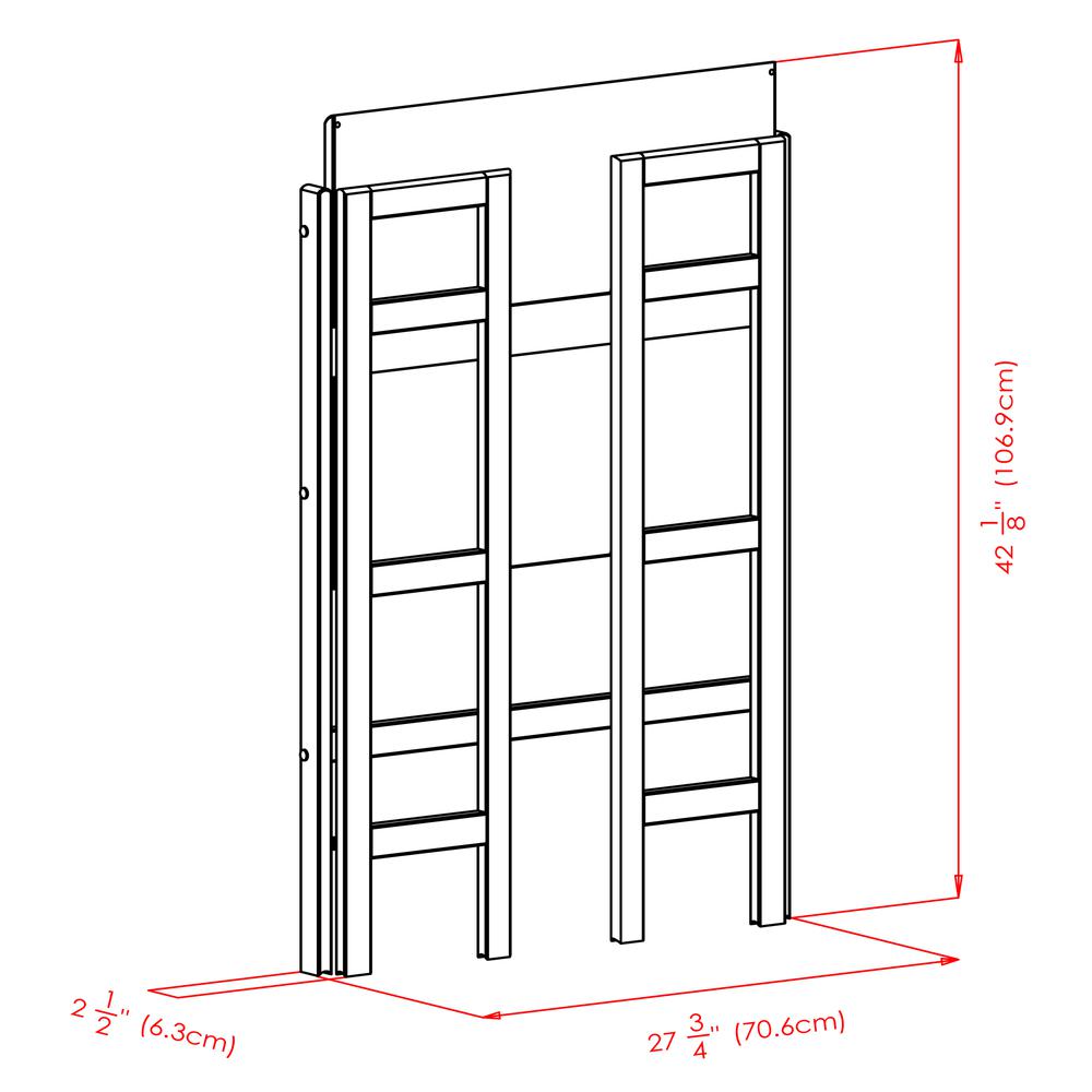 Terry Folding Bookcase Black