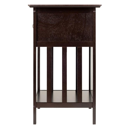Marcel Accent Table in Coffee Finish