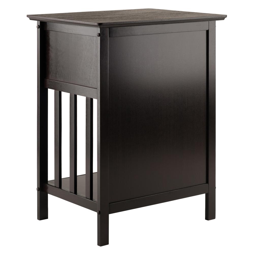 Marcel Accent Table in Coffee Finish