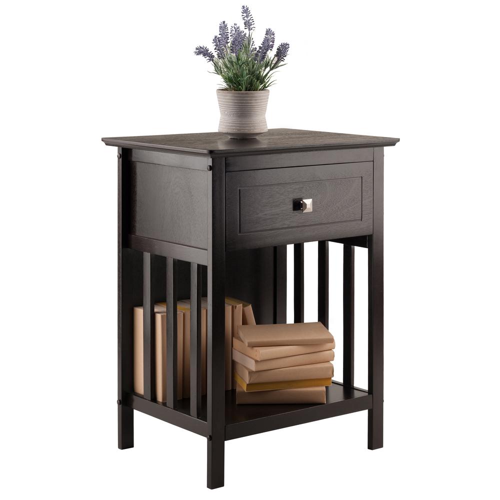 Marcel Accent Table in Coffee Finish