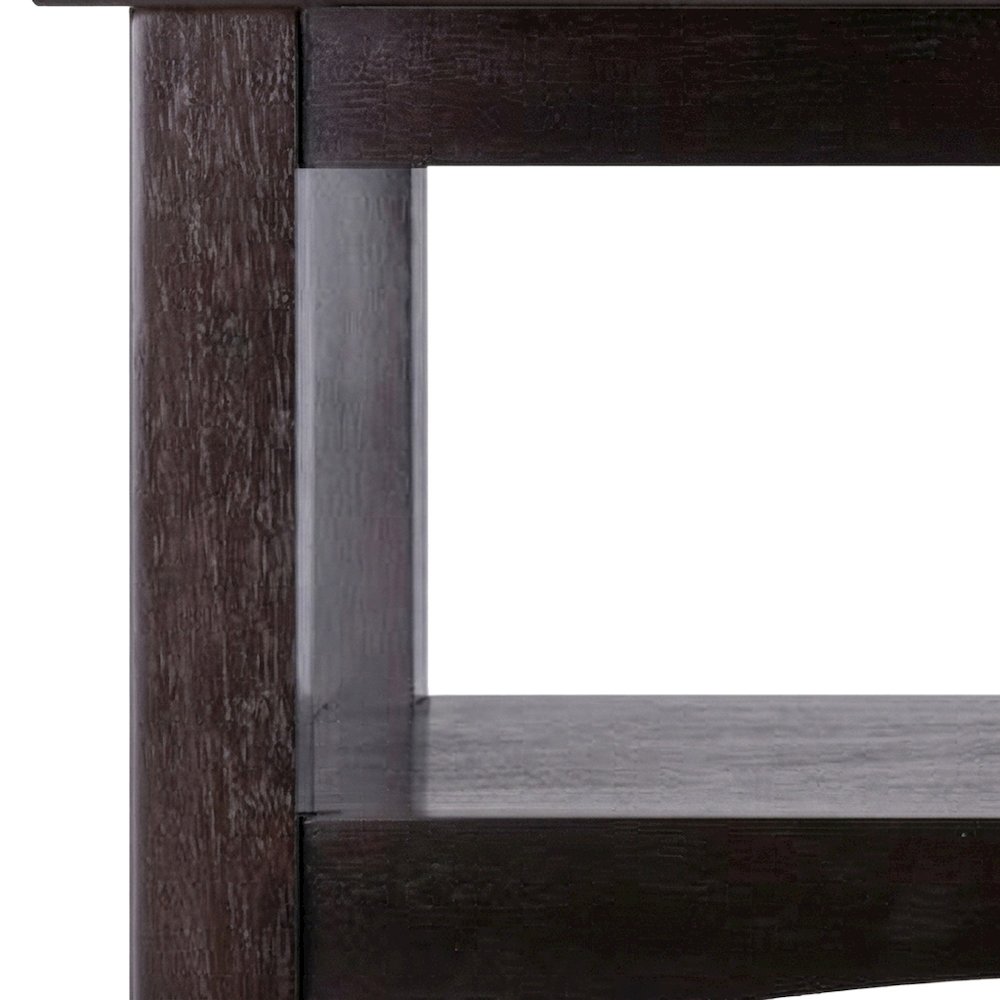 Solid and Composite Wood Small End Table, Side and Nightstand, Coffee