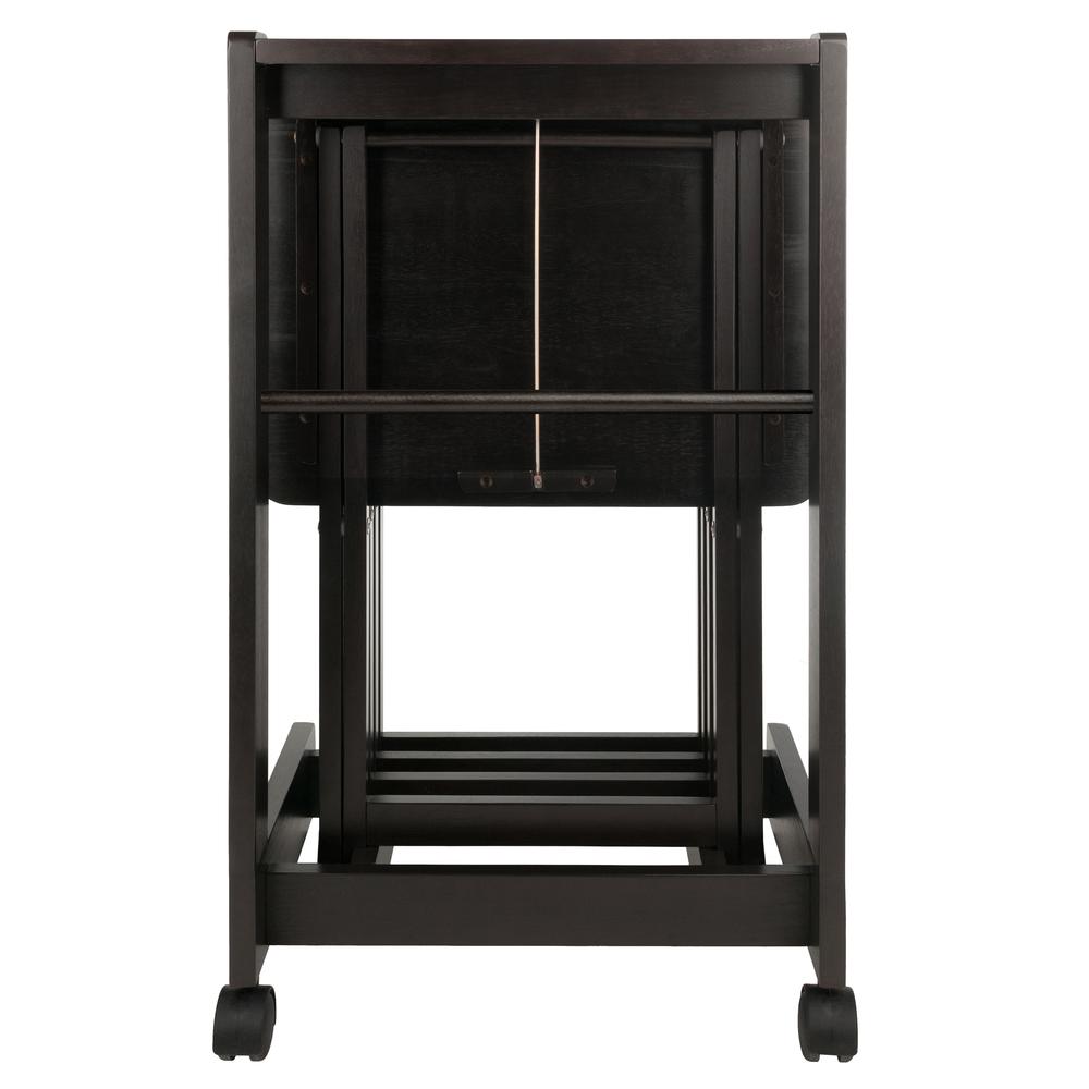 Brienda 5-PC Set Flip Top Snack Table Coffee Finish