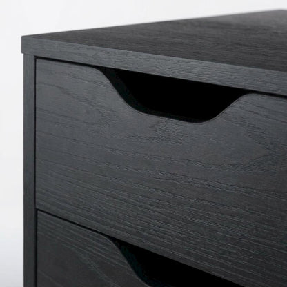 Black Storage Cabinet, Composite Wood Pantry Organizer