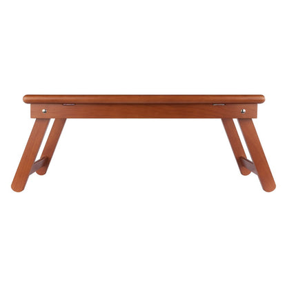 Arlo Breakfast Tray with Flip Top, Teak