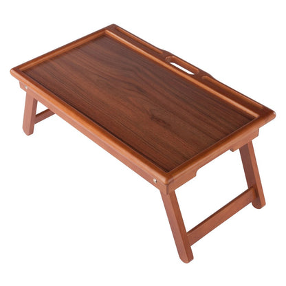 Arlo Breakfast Tray with Flip Top, Teak