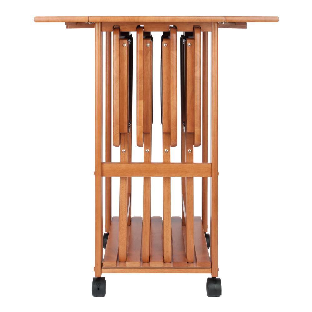Sophia 5-pc Snack Table Set, Teak