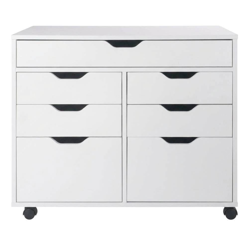 White Storage Cabinet, Composite Wood Pantry Organizer