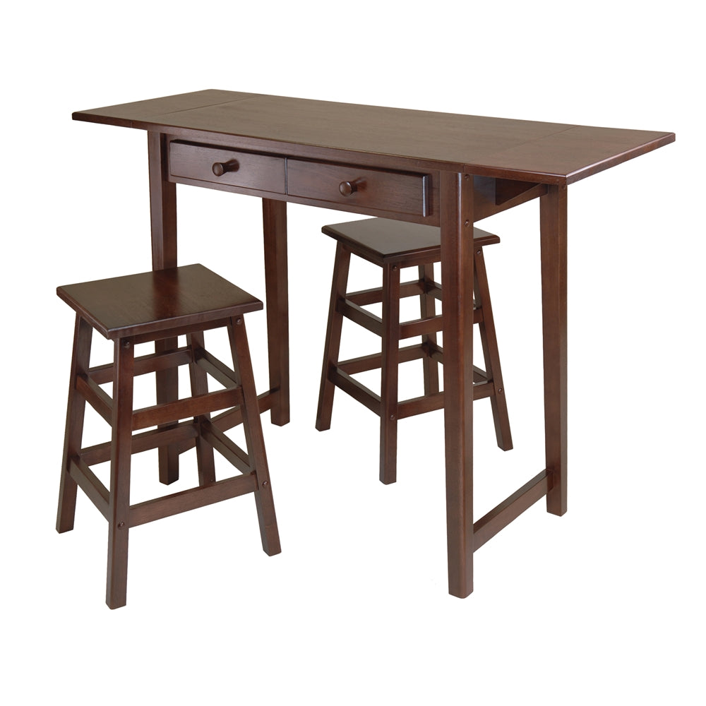 Mercer Double Drop Leaf Table with 2 Stools