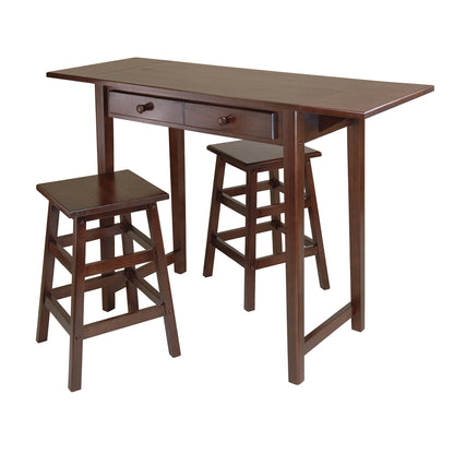 Mercer Double Drop Leaf Table with 2 Stools