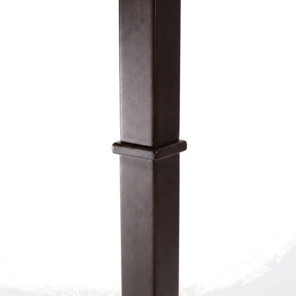 Solid Wood Coat Tree and Umbrella Rack with Hooks, Freestanding, Cappuccino