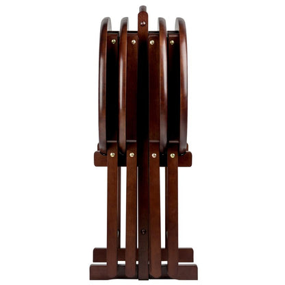Nathan 5-PC Snack Table Set Cappuccino