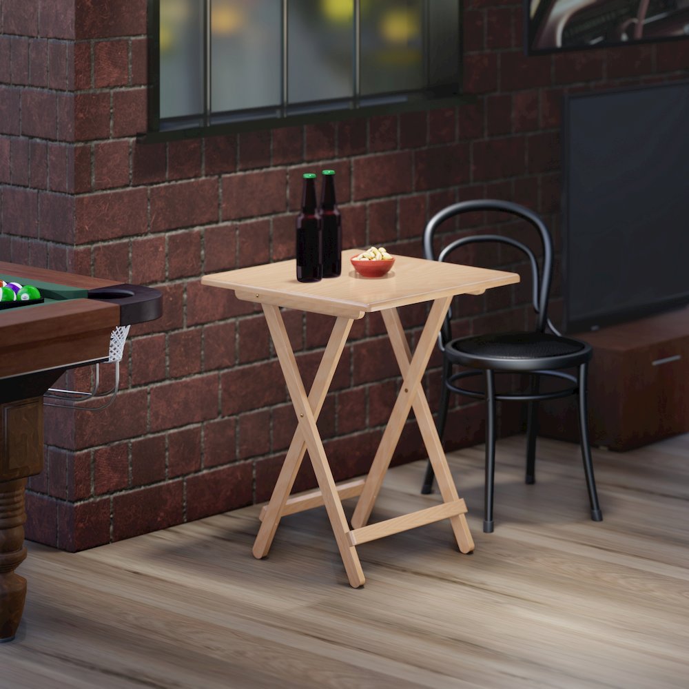 Delaney Folding Table, Natural