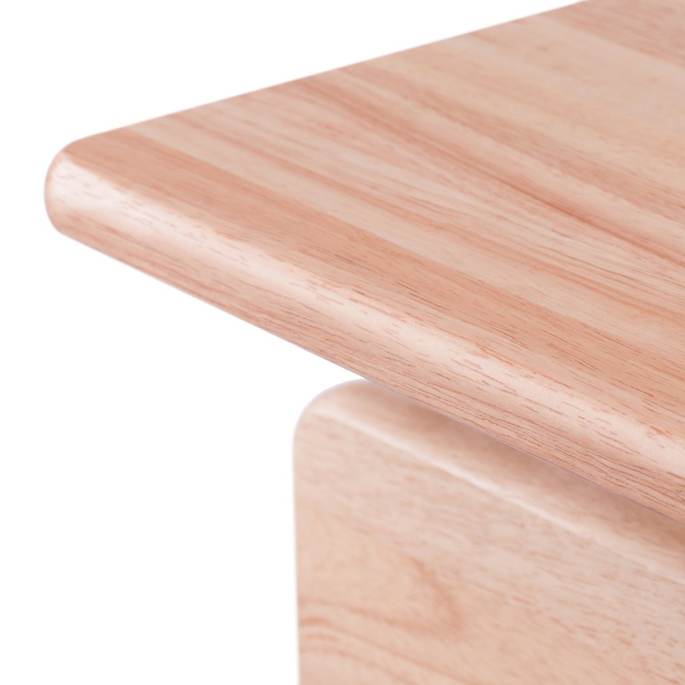 Riley 3-Pc Set Snack Table, Natural Finish