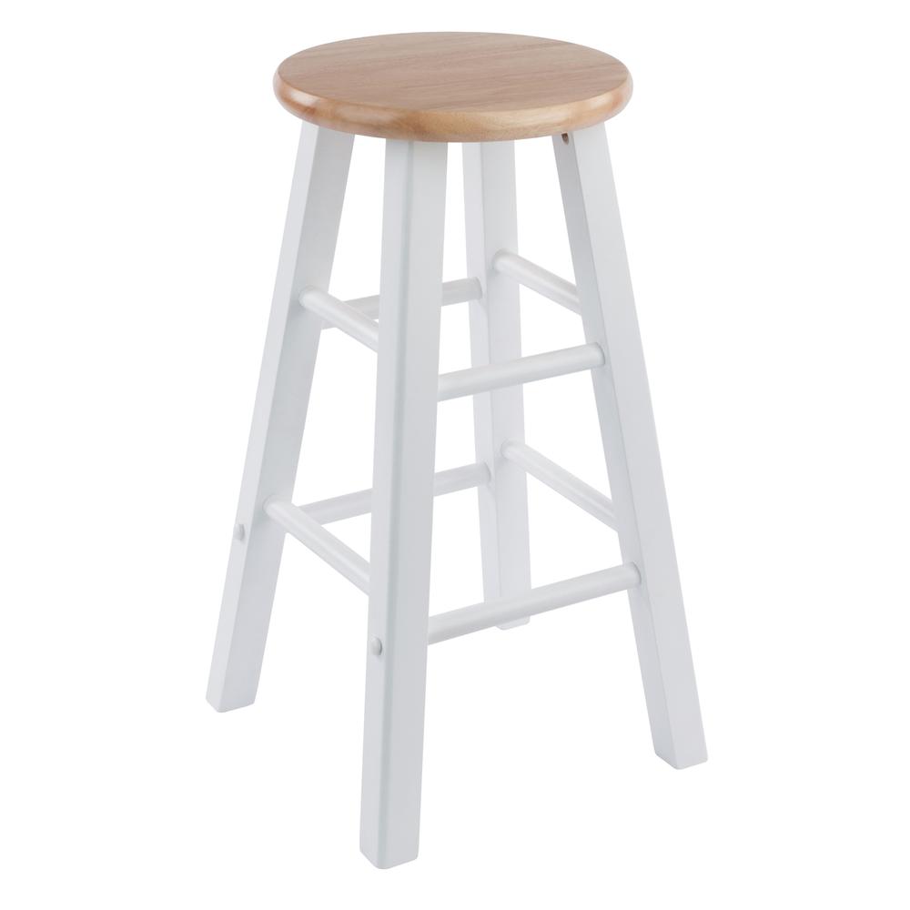 Element Counter Stools, 2-Pc Set, Natural & White