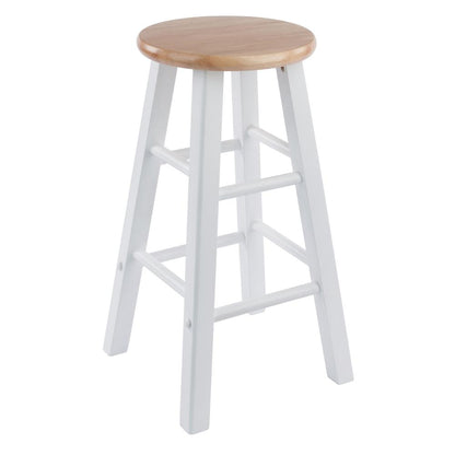 Element Counter Stools, 2-Pc Set, Natural & White