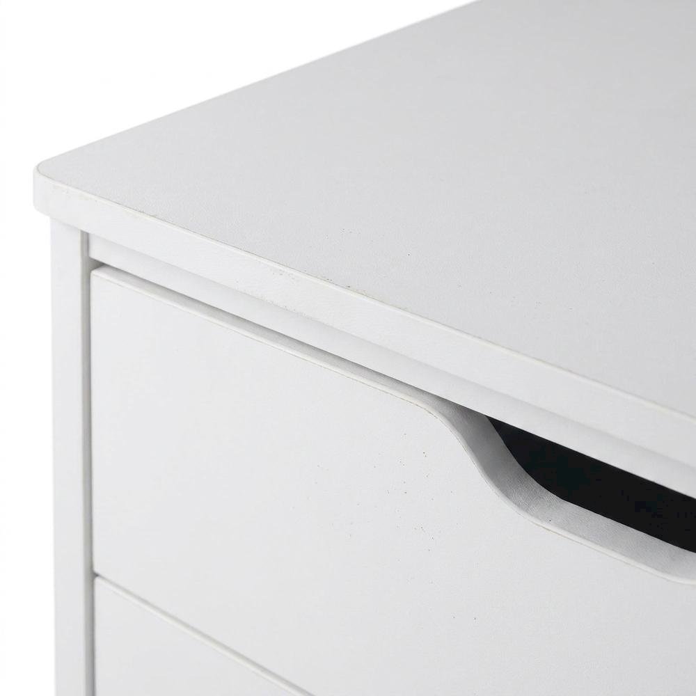 White Storage Cabinet, Composite Wood Pantry Organizer