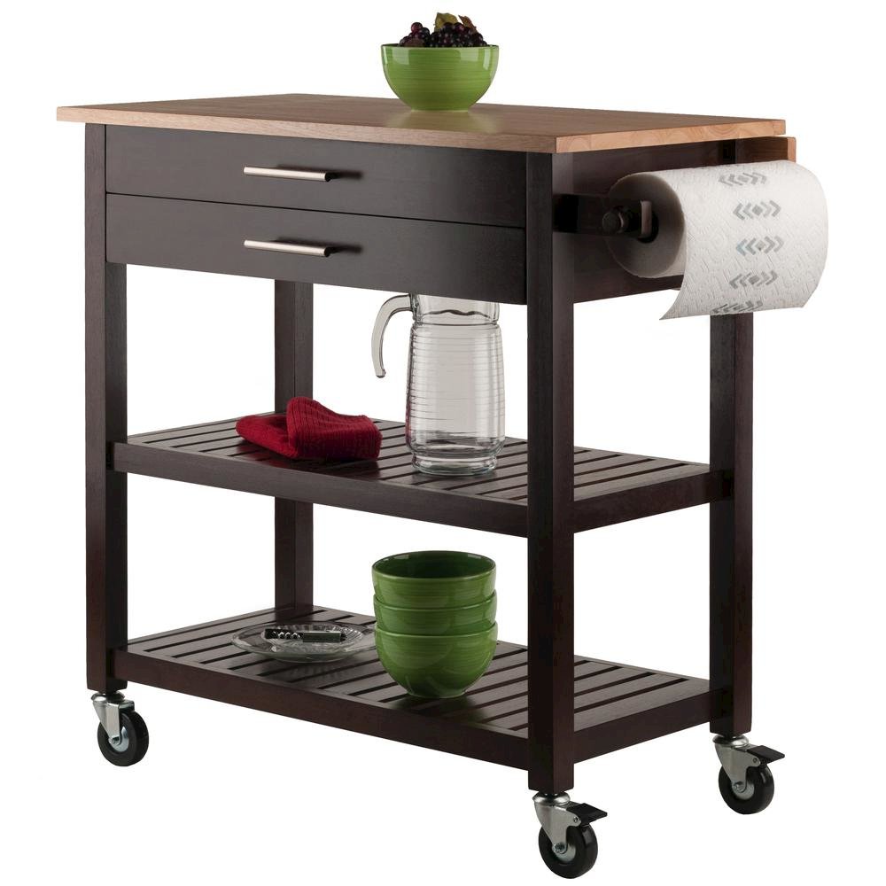 Kitchen Island on Wheels – Rolling Kitchen Island Cart with Ample Storage