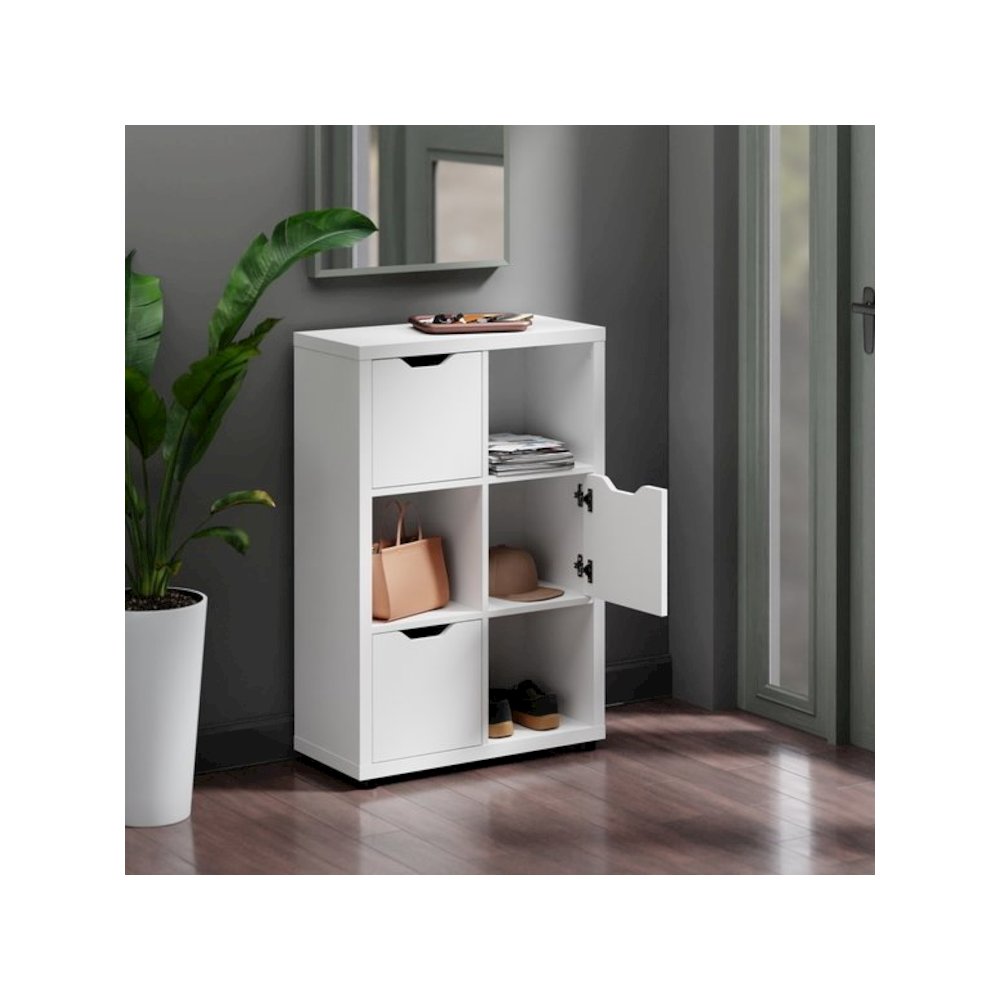 Julian 3x2 Storage Cabinet, White