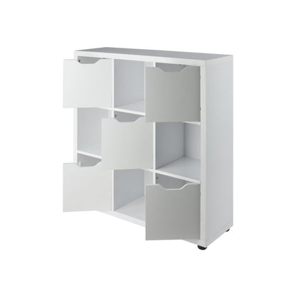 Julian 3x3 Storage Cabinet, White