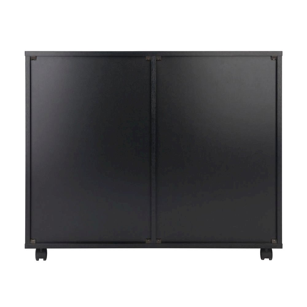 Home Office Cabinet with Drawers, Rolling File Cabinet for Home Office, Black