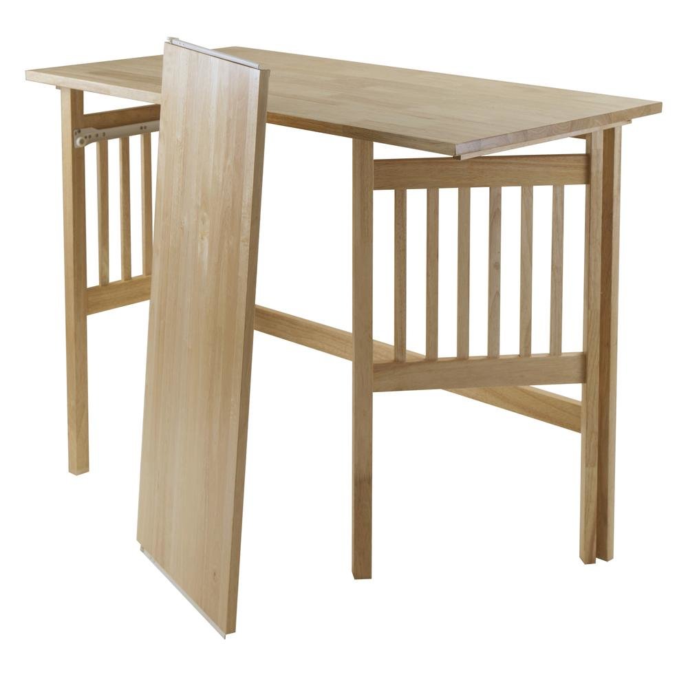 Honey Finish Printer Table, Solid and Composite Wood for Computer Workstations