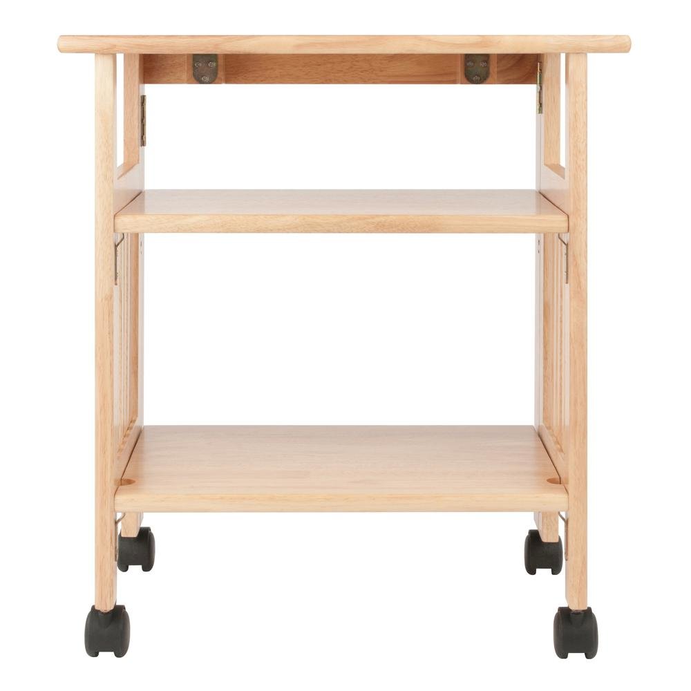 Solid wood computer desk with foldable keyboard tray, transitional style