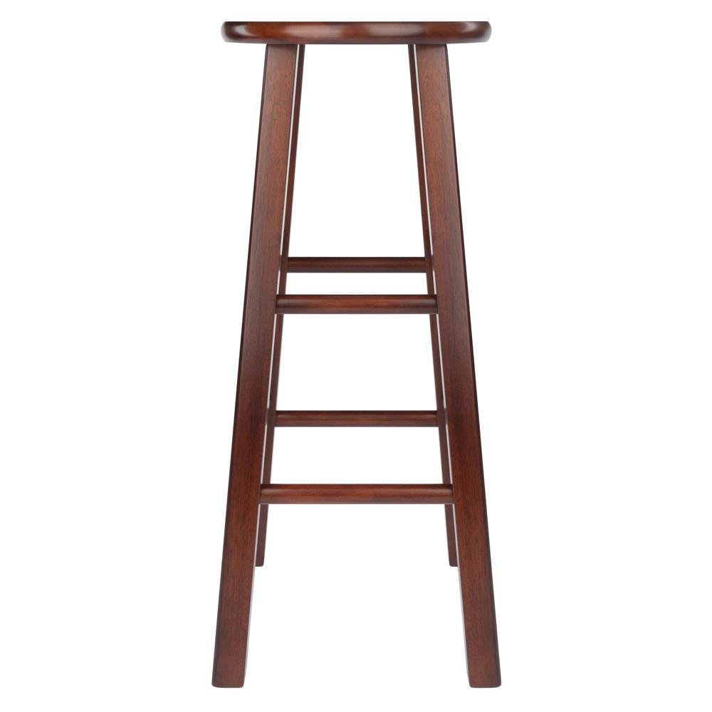 Walnut Solid Wood Counter Height Bar Stools Set of 2, Bar Stools, Kitchen Island