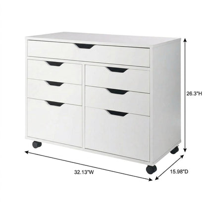 White Storage Cabinet, Composite Wood Pantry Organizer