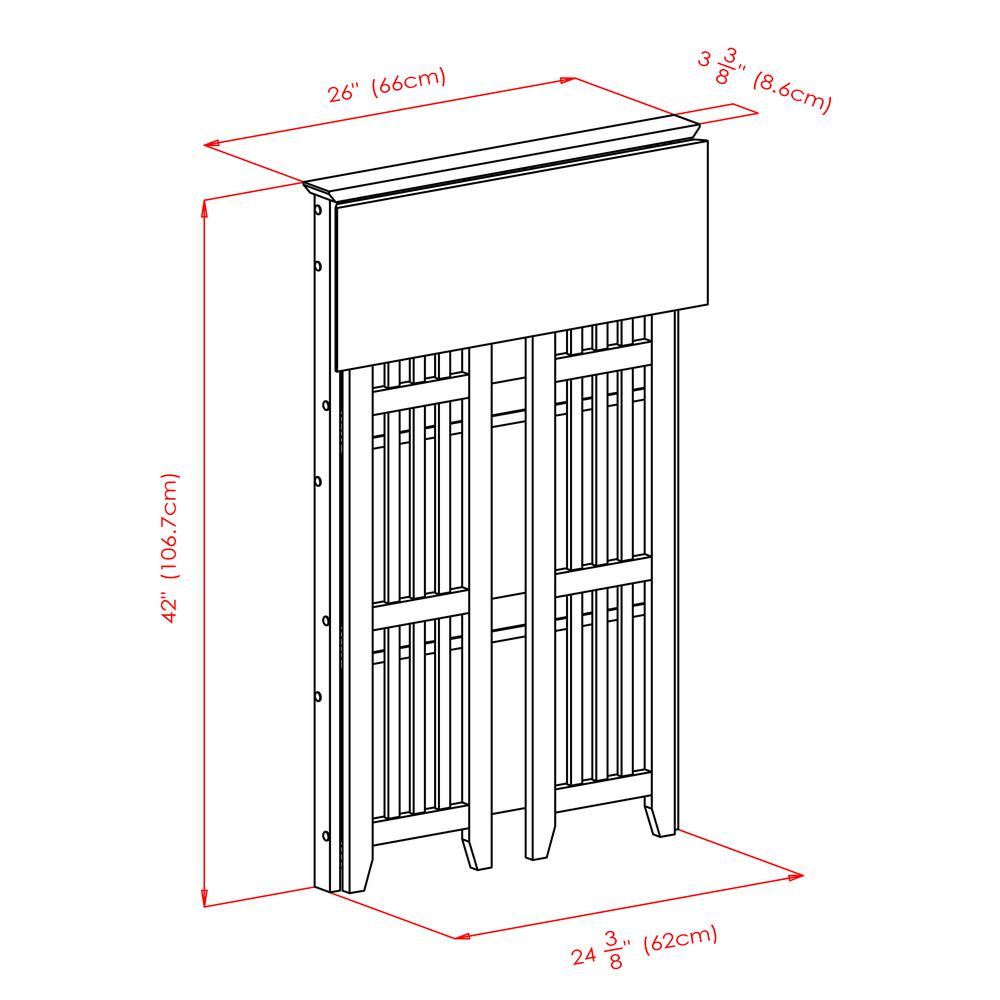 Mission 4-Tier Shelf