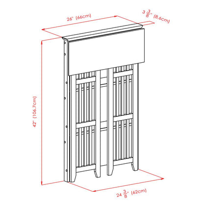 Mission 4-Tier Shelf