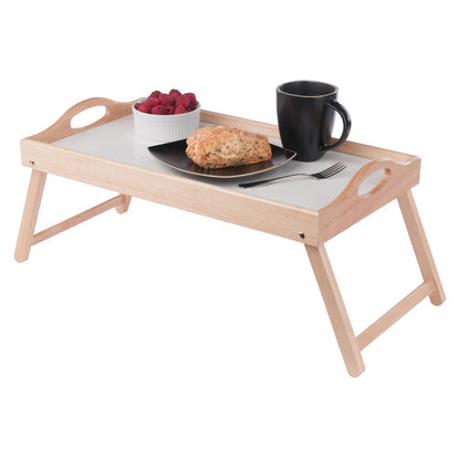 Alani Breakfast Tray, Natural and White