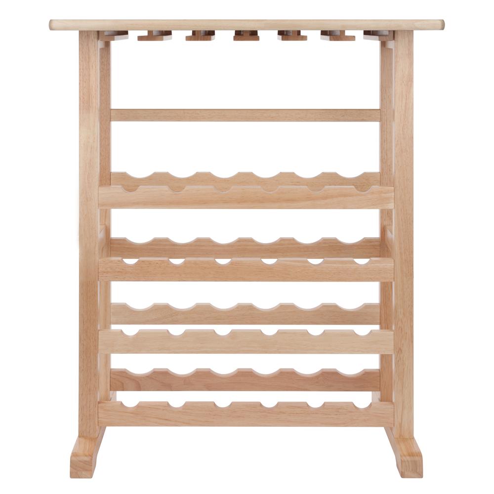 24-Bottle Wine Rack Natural