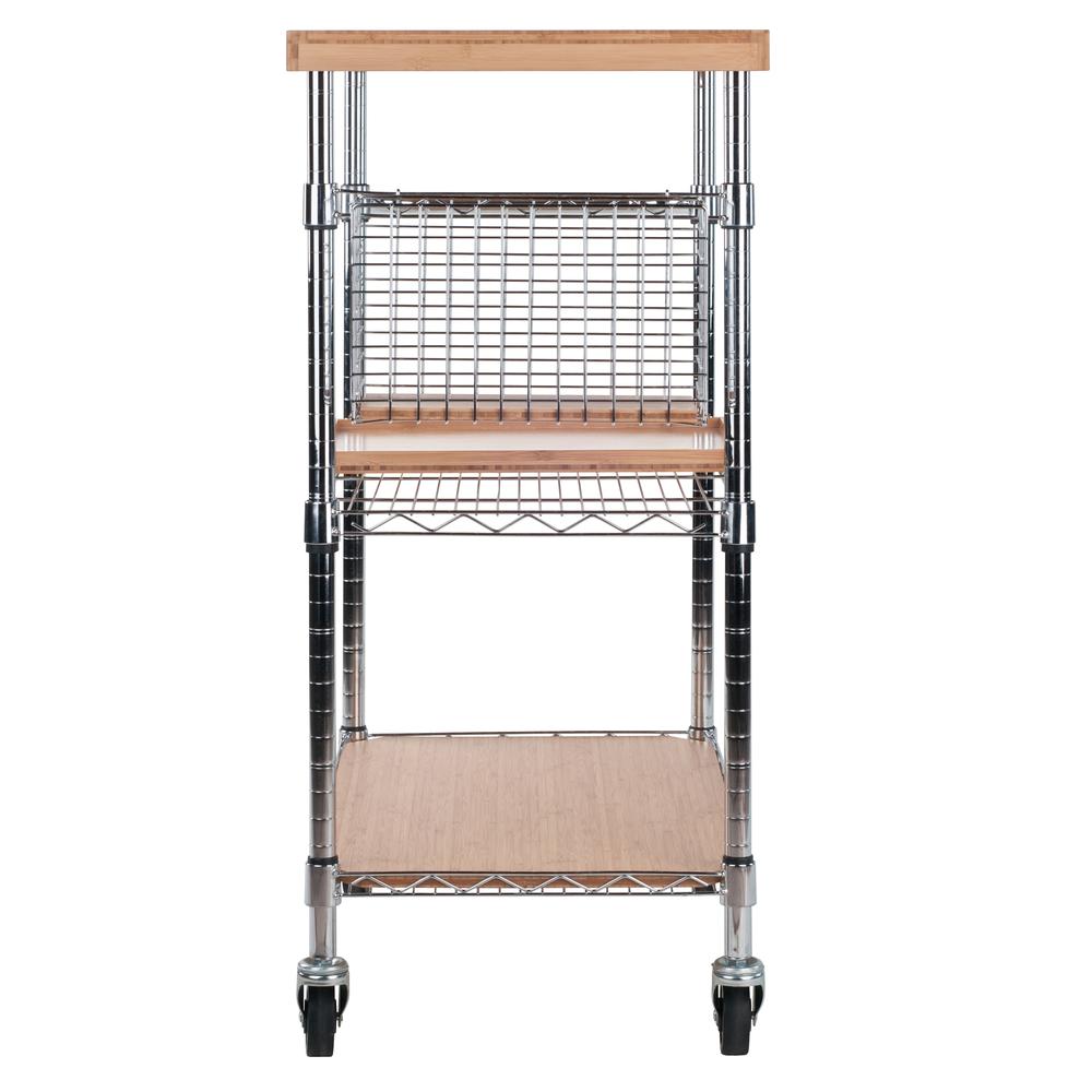 Madera Kitchen Cart in Natural Bamboo