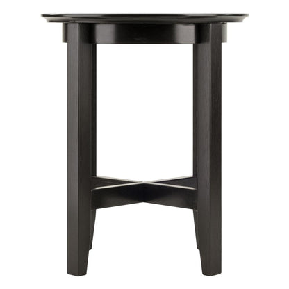 Toby End Table in Espresso Finish
