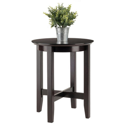 Toby End Table in Espresso Finish
