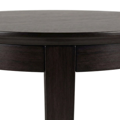 Solid Wood Square Patio Coffee Table with Transitional Design, Espresso