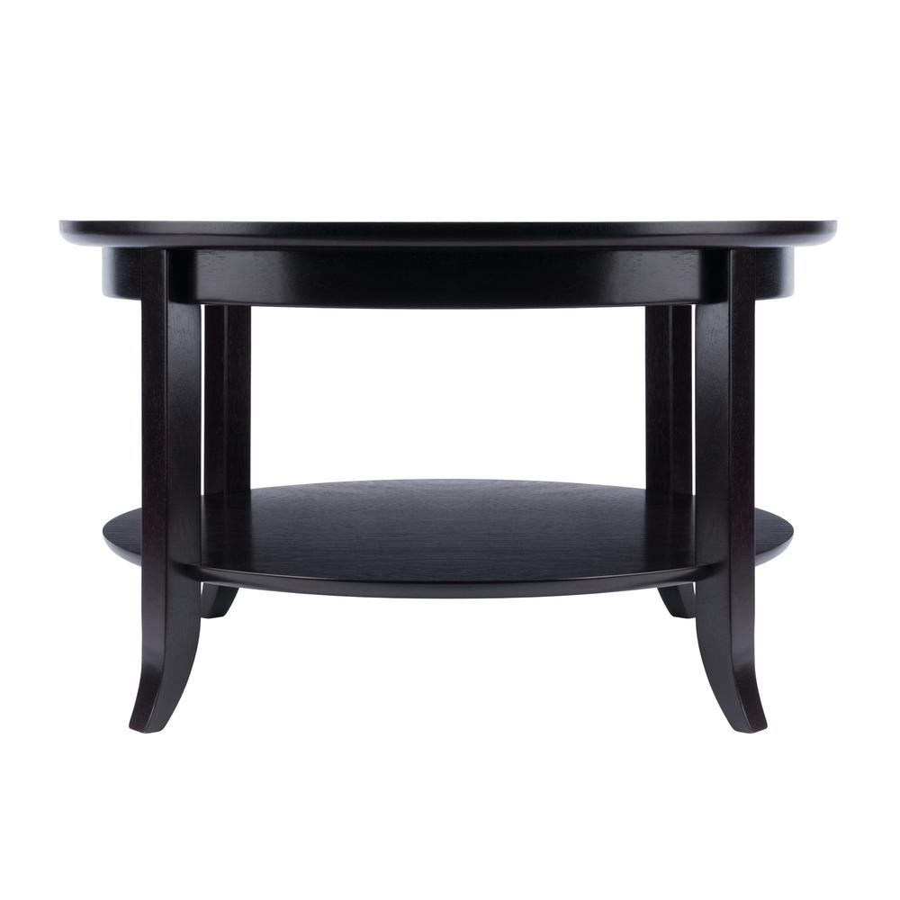 Genoa Coffee Table, Glass inset and shelf