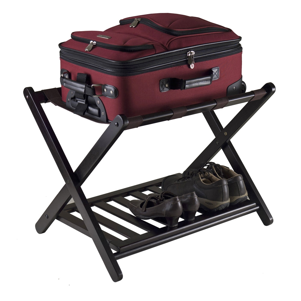 Reese Luggage Rack with shelf