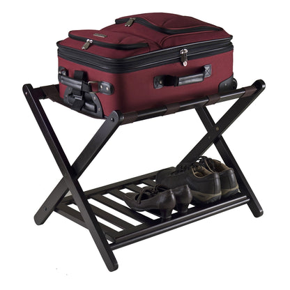 Reese Luggage Rack with shelf