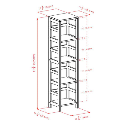 Leo Shelf with 4-Tier