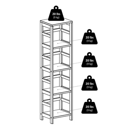 Leo Shelf with 4-Tier