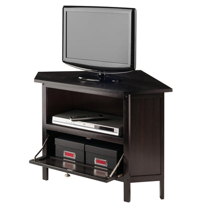 Zena Corner TV Stand Espresso