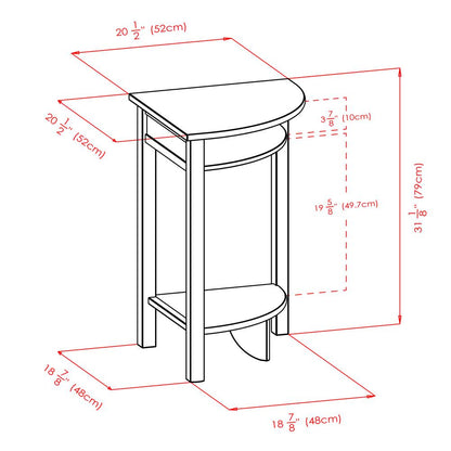 Liso Corner Table, Cube Storage and Shelf