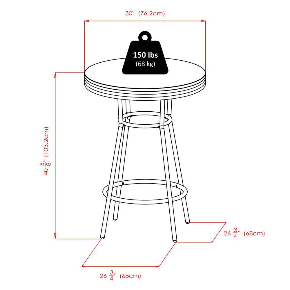 Summit Pub Table 30" Round