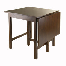 Antique Walnut Foldable Dining Table – Small Round Drop Leaf Table