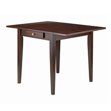 Antique Walnut Folding Dining Table – Small Round Drop Leaf Table