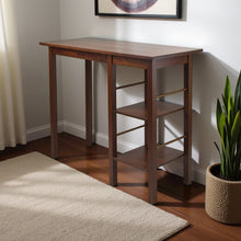 Antique Walnut Dining Table with Storage – Small Kitchen Table for 2