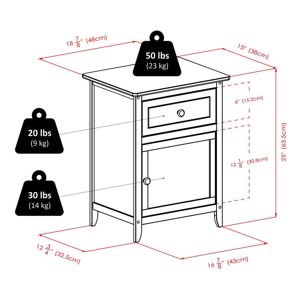 Eugene Accent Table Walnut